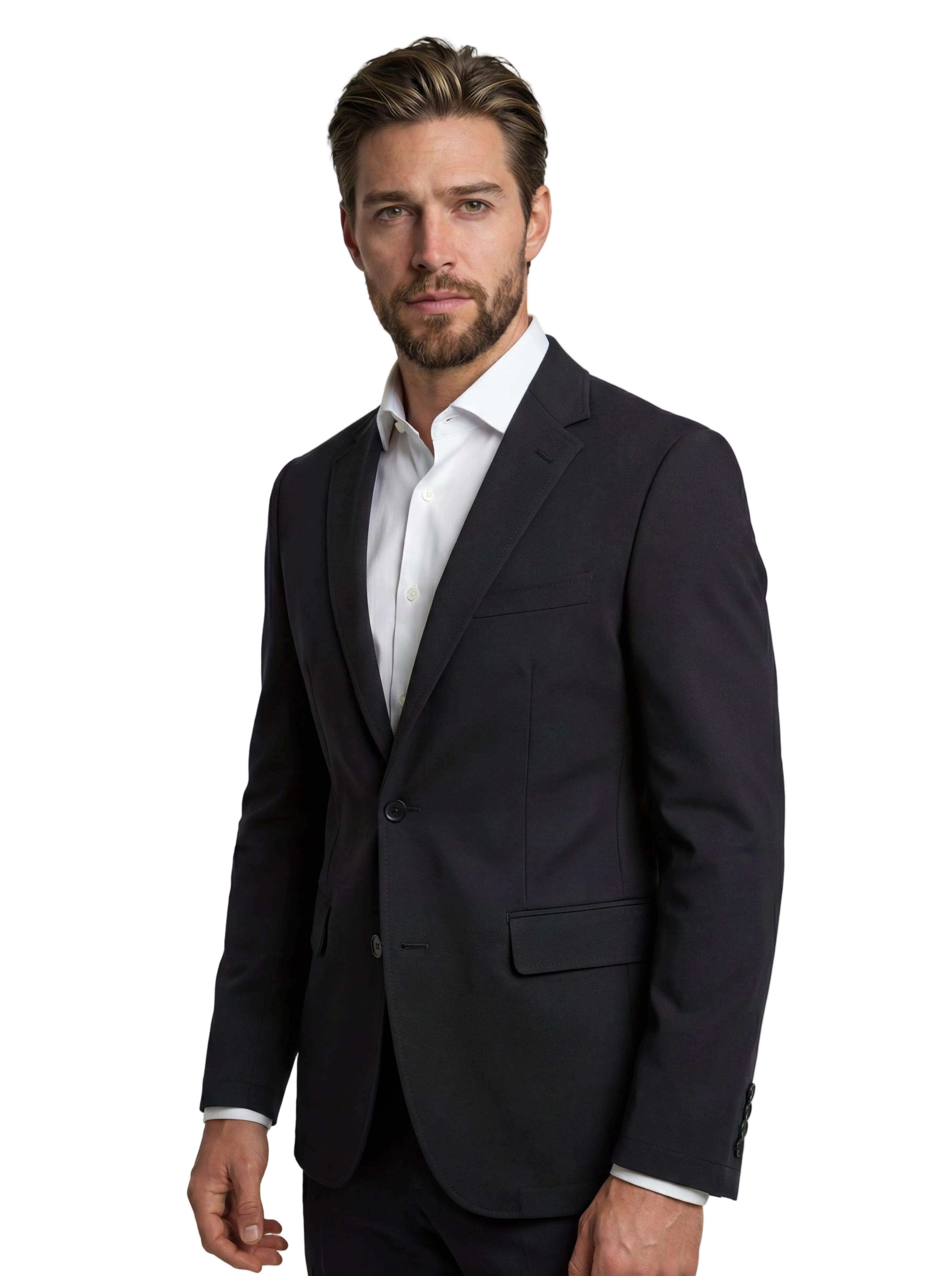 Zeke Stretch Jacket Black