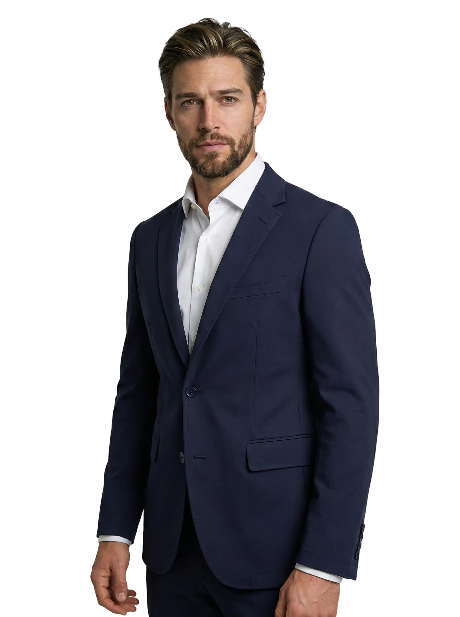 Zeke Stretch Jacket Navy