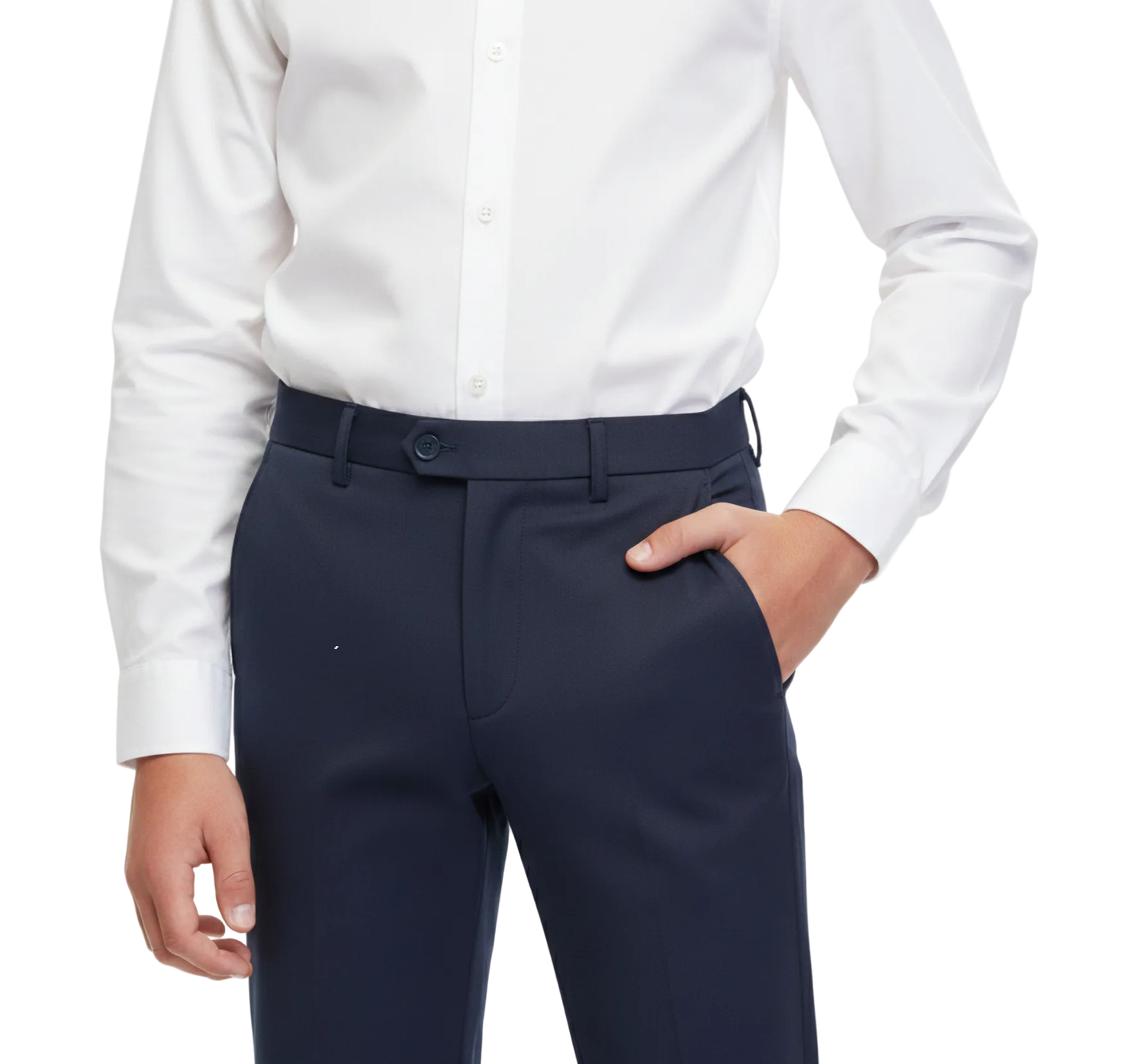 Zeke Boys Stretch Pants Navy
