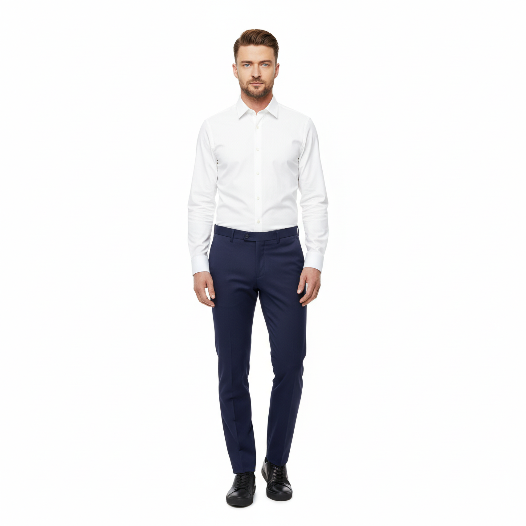 Zeke Stretch Pants Navy