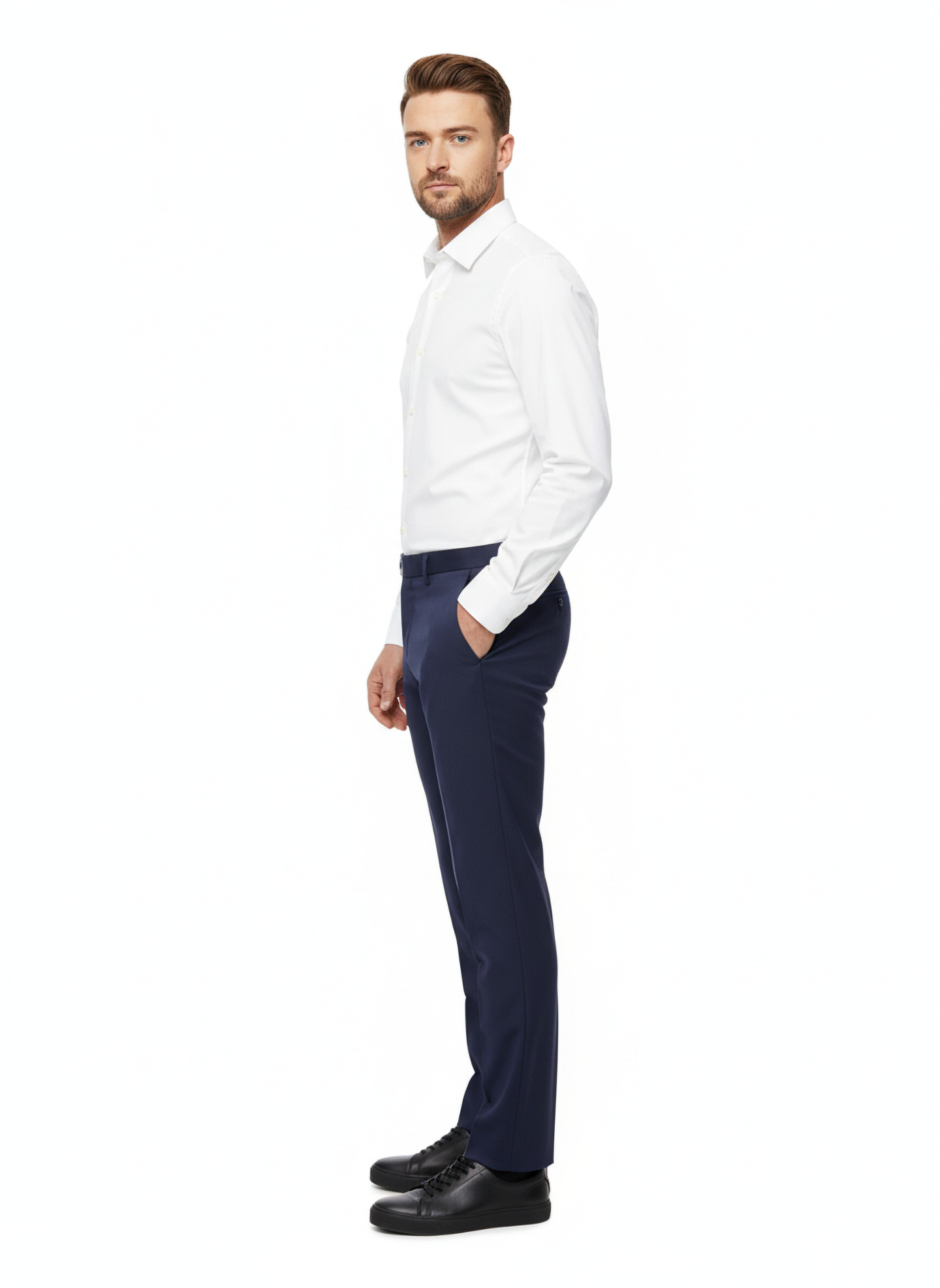Zeke Stretch Pants Navy