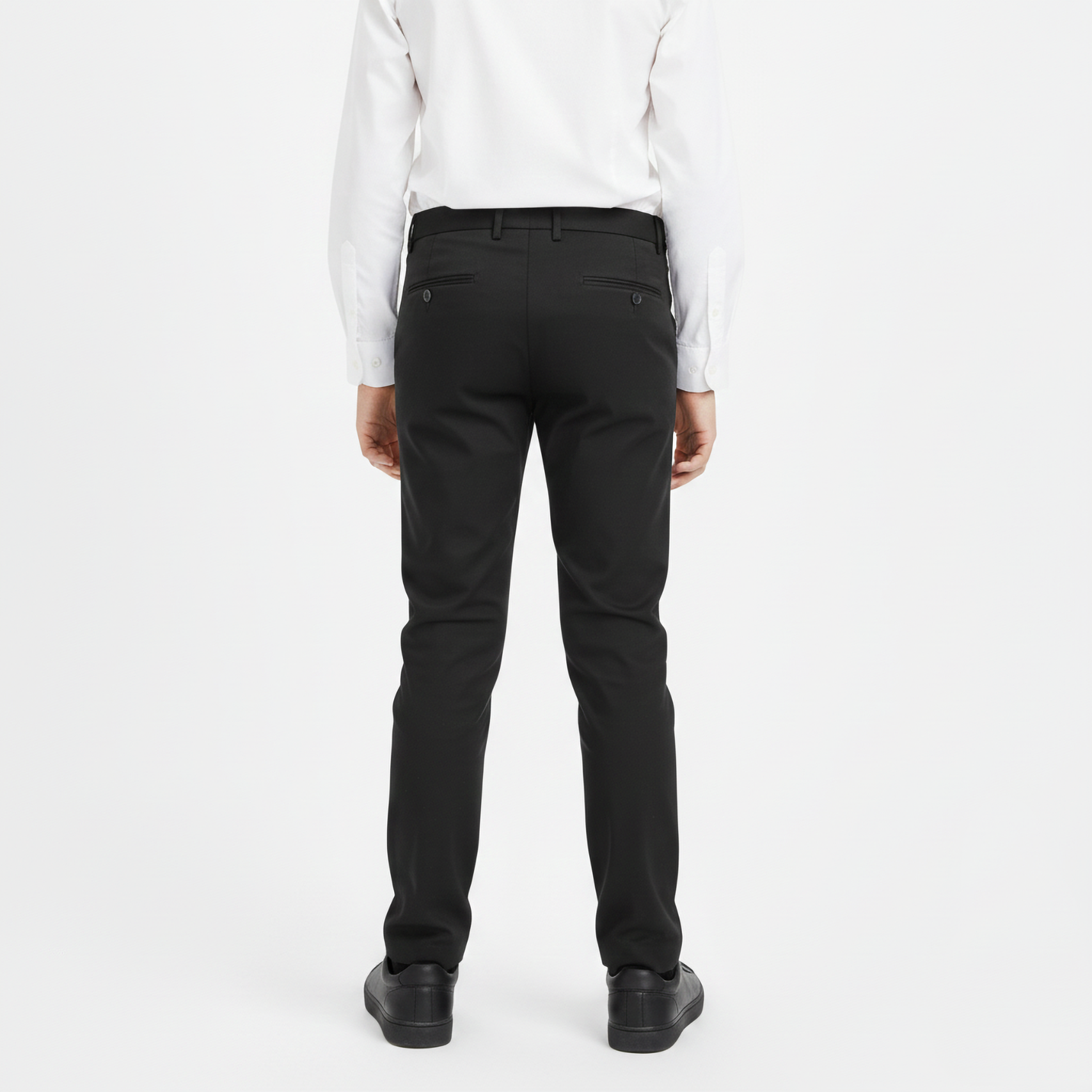 Zeke Boys Stretch Pants Black