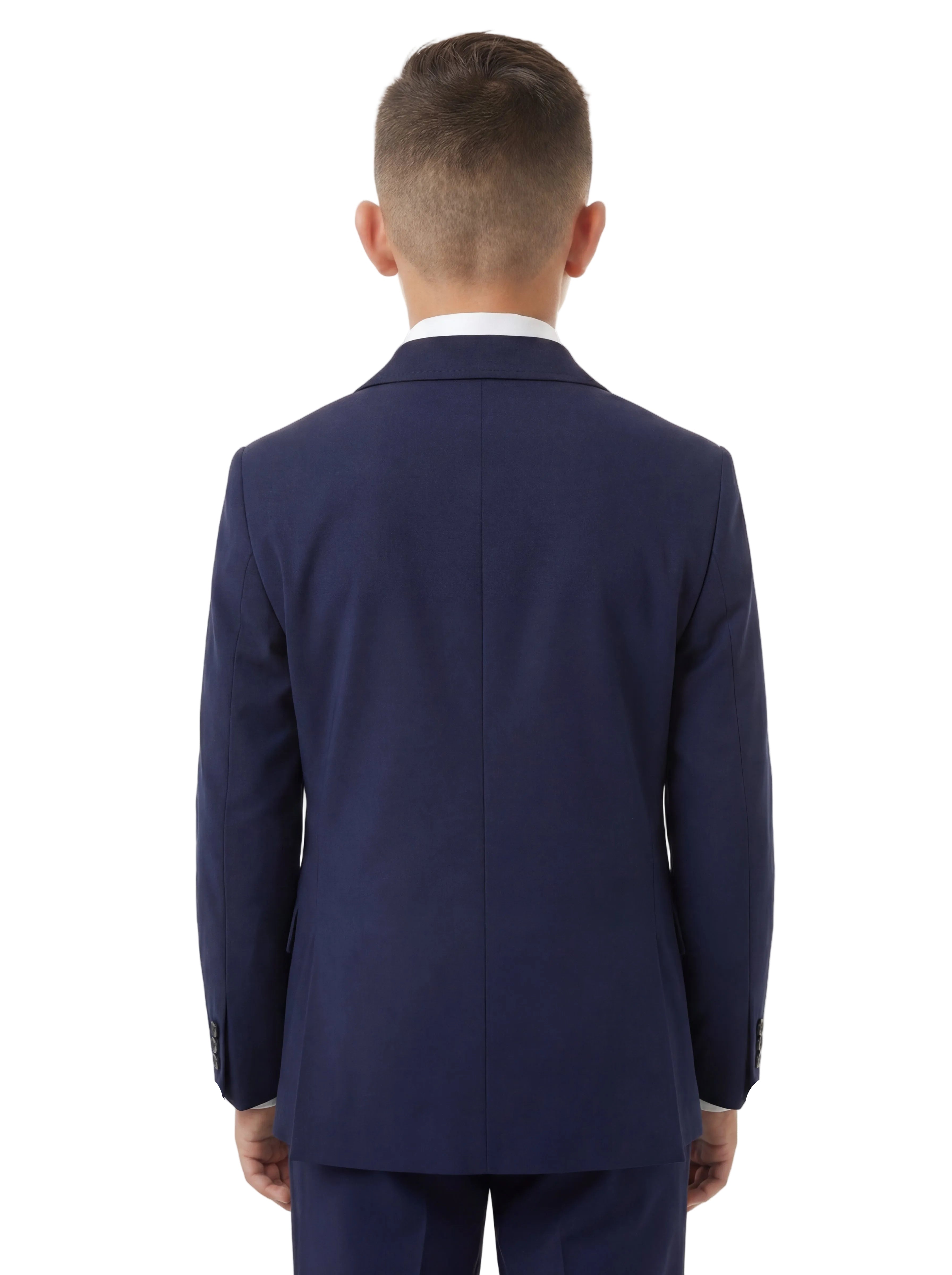 Zeke Boys Stretch Jacket Navy