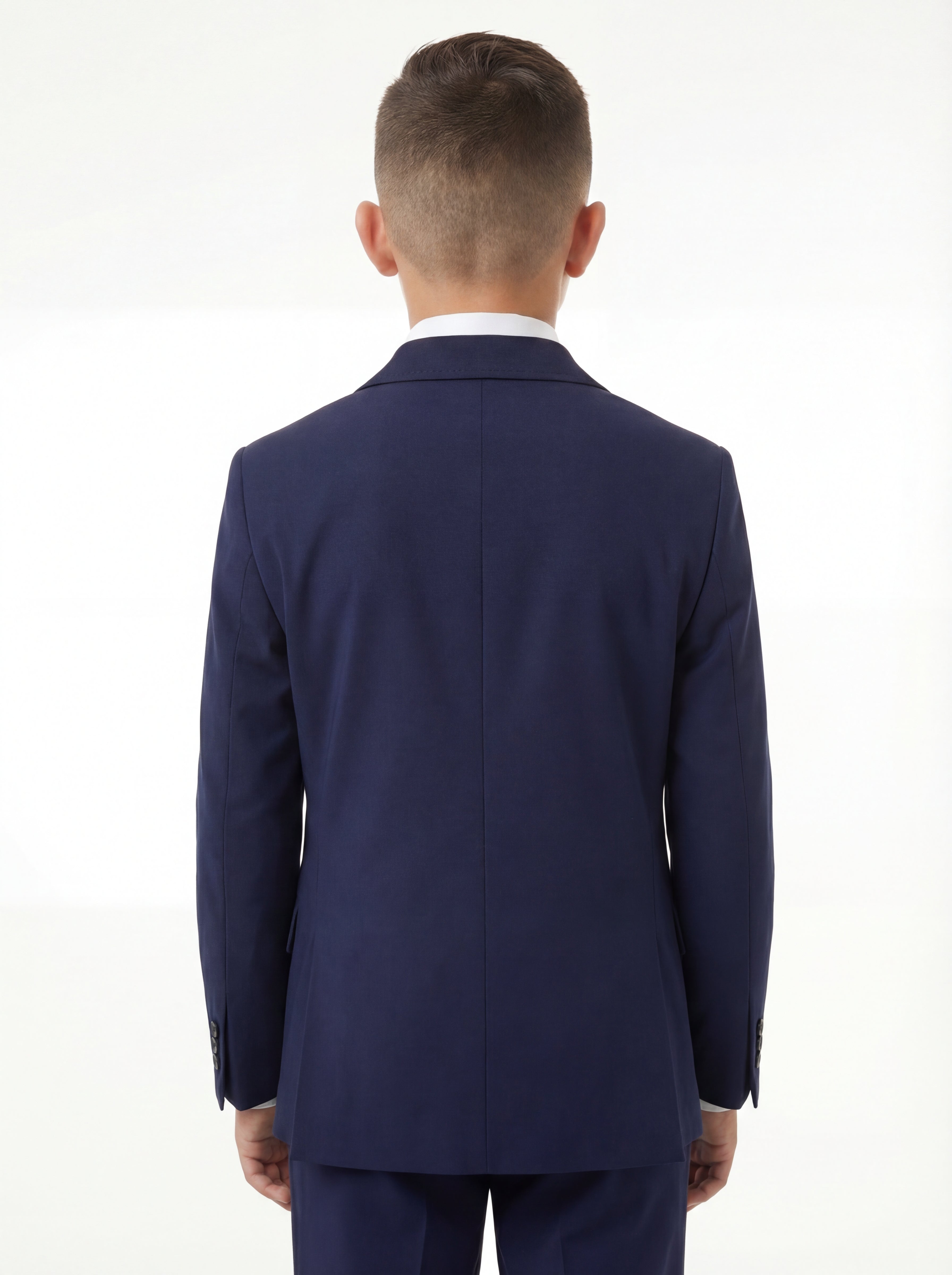 Zeke Boys Stretch Suit Navy